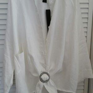 Linen blouse, Kedem/top, new